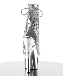 Pleaser Direct Adore 1018 Multicolour Rhinestone And Chrome Mirrored Ankle Boots 8 Pleaser Direct Adore 1018 Multicolour Rhinestone And Chrome Mirrored Ankle Boots
