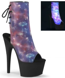 Pleaser Direct Adore 1018REFL Galaxy Reflective Boots
