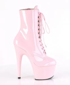Pleaser Direct Adore 1020 Baby Pink Patent Vegan Boots 9 Pleaser Direct Adore 1020 Baby Pink Patent Vegan Boots