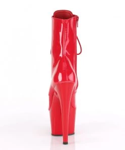 Pleaser Direct Larger Size Shoes Adore 1020 Red Patent Platform Boots