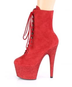 Pleaser Direct Adore 1020FSMG Red Glitter Platform Boots 7 Pleaser Direct Adore 1020FSMG Red Glitter Platform Boots