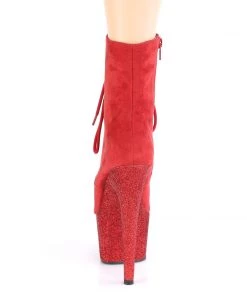 Pleaser Direct Adore 1020FSMG Red Glitter Platform Boots 8 Pleaser Direct Adore 1020FSMG Red Glitter Platform Boots