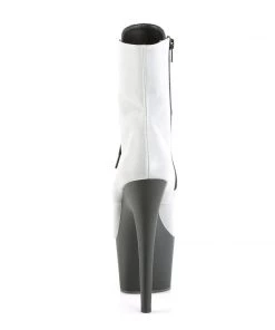 Pleaser Direct Larger Size Shoes Adore 1020REFL White Reflective Ankle Boots 8 Pleaser Direct Larger Size Shoes Adore 1020REFL White Reflective Ankle Boots