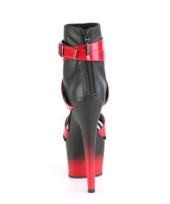 Pleaser Direct Adore 700-15 Black And Red Strappy Platform Heels 8 Pleaser Direct Adore 700-15 Black And Red Strappy Platform Heels