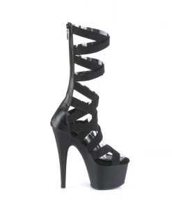 Pleaser Larger Size Shoes ADORE 700 48 Black Vegan 7" - 7 1/2" Heel 9 Pleaser Larger Size Shoes ADORE 700 48 Black Vegan 7