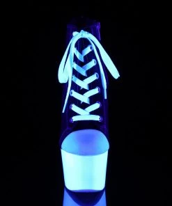 Pleaser Direct Platform Shoes Adore 700SK02 Sneaker Style Black High Heels