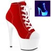 Pleaser Direct Adore 700SK02 Sneaker Style Red High Heels