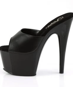 Pleaser Direct Adore 701 Black Leather Platforms Larger Size Shoes 7 Pleaser Direct Adore 701 Black Leather Platforms Larger Size Shoes