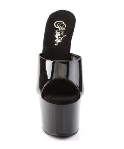 Pleaser Direct Adore 701 Black Patent Platforms Larger Size Shoes
