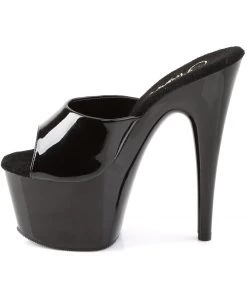 Pleaser Direct Adore 701 Black Patent Platforms Larger Size Shoes