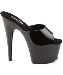 Pleaser Direct Adore 701 Black Patent Platforms Larger Size Shoes