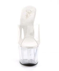 Pleaser Direct Adore 701 Clear Platforms