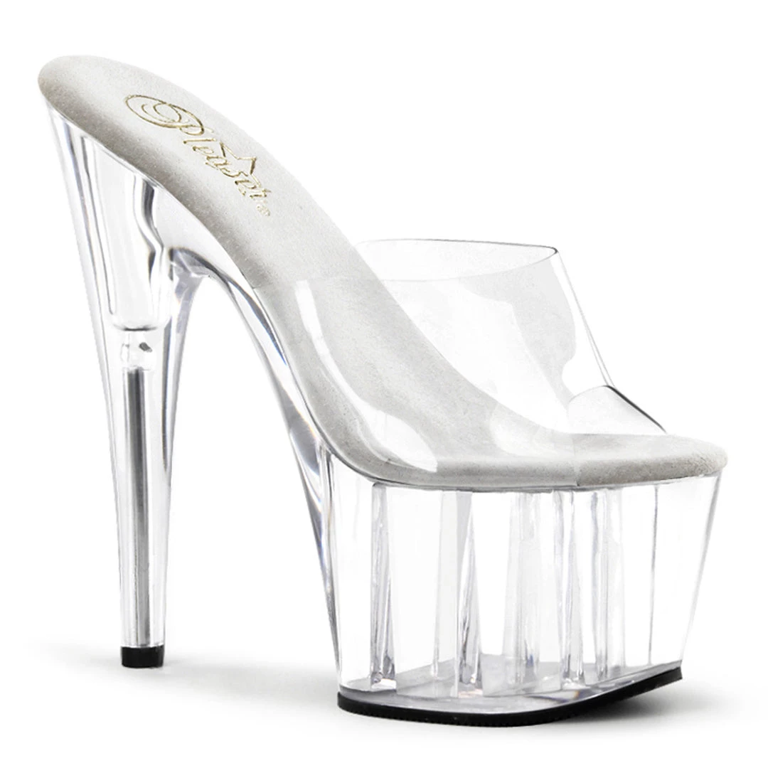 Pleaser Direct Adore 701 Clear Platforms 1 Pleaser Direct Adore 701 Clear Platforms