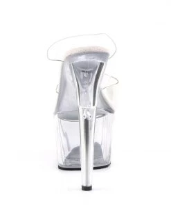 Pleaser Direct Adore 702 Clear Platforms Larger Size Shoes