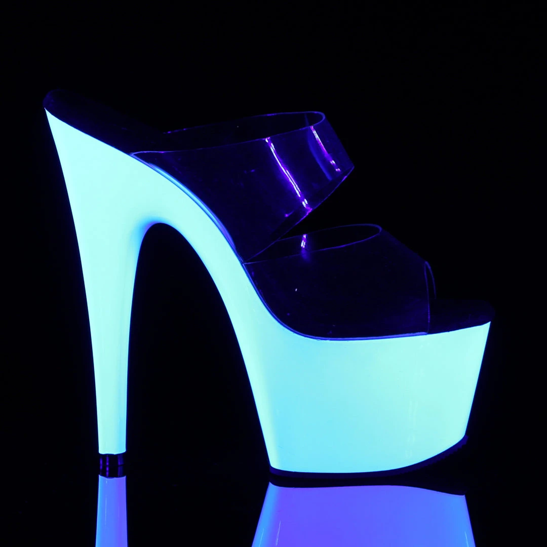 Pleaser Direct Adore 702UV White Platforms 5 Pleaser Direct Adore 702UV White Platforms