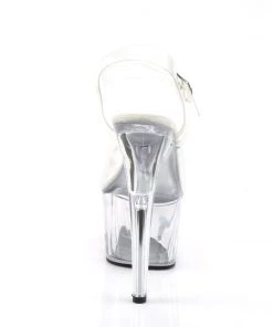 Pleaser Direct Adore 708 Clear Platforms