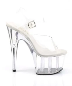Pleaser Direct Adore 708 Clear Platforms
