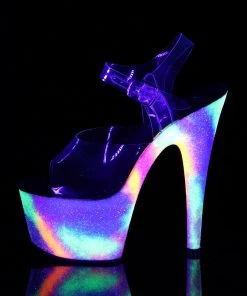 Pleaser Direct Adore 708GXY Galaxy Effect Platform High Heels Larger Size Shoes