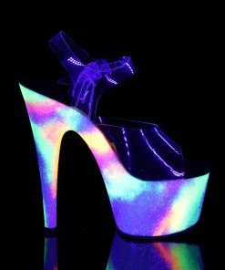 Pleaser Direct Adore 708GXY Galaxy Effect Platform High Heels Larger Size Shoes