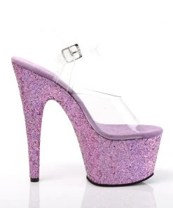 Pleaser Direct Adore 708LG Lavender Pink Multi Glitter Platforms Larger Size Shoes 9 Pleaser Direct Adore 708LG Lavender Pink Multi Glitter Platforms Larger Size Shoes