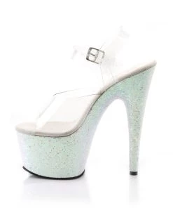 Pleaser Direct Adore 708LG Opal Multi Glitter Platforms Larger Size Shoes