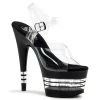 Pleaser Direct Adore 708LN Black Platform High Heels