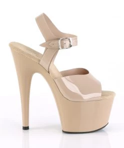 Pleaser Direct Larger Size Shoes Adore 708N Nude TPU Vegan Platforms 9 Pleaser Direct Larger Size Shoes Adore 708N Nude TPU Vegan Platforms