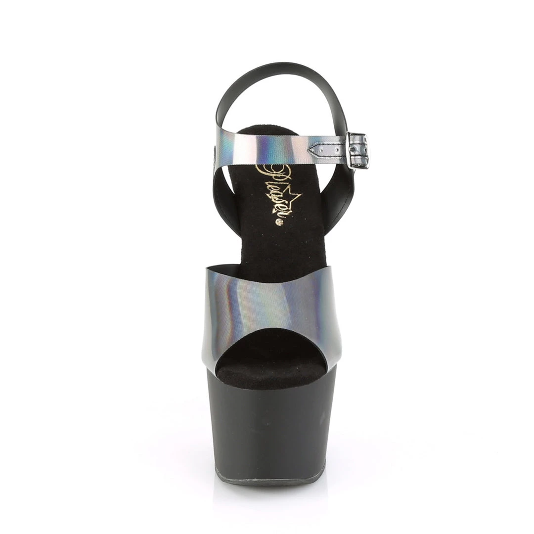 Pleaser Direct Adore 708NCK Black With Oil Slick Print Platform Platform Shoes 2 Pleaser Direct Adore 708NCK Black With Oil Slick Print Platform Platform Shoes