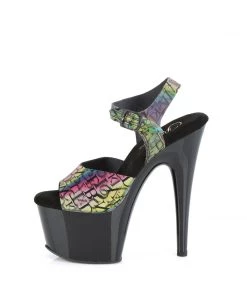 Pleaser New Arrivals ADORE 708N LTP Green / Purple Vegan 7