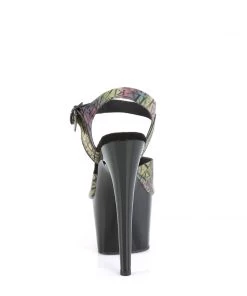 Pleaser New Arrivals ADORE 708N LTP Green / Purple Vegan 7