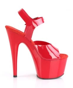 Pleaser Direct Adore 708N Red TPU Vegan Platform Heels Larger Size Shoes