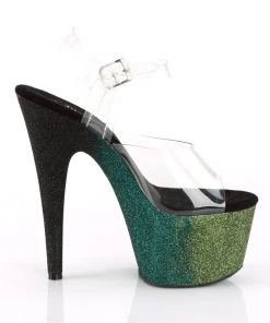 Pleaser Direct Adore 708OMB Emerald Ombre Platforms 9 Pleaser Direct Adore 708OMB Emerald Ombre Platforms