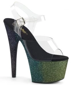 Pleaser Direct Adore 708OMB Emerald Ombre Platforms