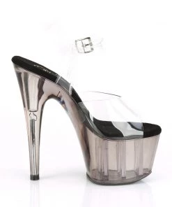 Pleaser Direct Adore 708T Clear Grey Platform