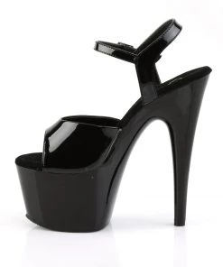 Pleaser Direct Adore 709 Black Patent Platform Heels 7 Pleaser Direct Adore 709 Black Patent Platform Heels