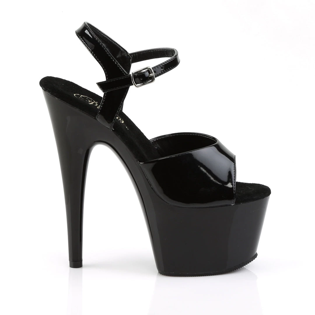 Pleaser Direct Adore 709 Black Patent Platform Heels 5 Pleaser Direct Adore 709 Black Patent Platform Heels