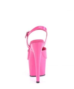 Pleaser Larger Size Shoes ADORE 709 Pink Vegan 7" - 7 1/2" Heel 8 Pleaser Larger Size Shoes ADORE 709 Pink Vegan 7
