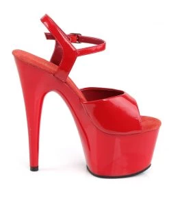 Pleaser Direct Adore 709 Red Patent Platform Heels Larger Size Shoes