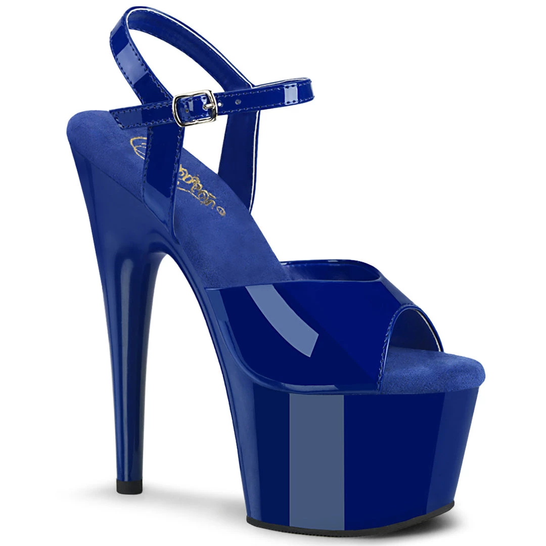 Pleaser ADORE 709 Blue Vegan 7" - 7 1/2" Heel 1 Pleaser ADORE 709 Blue Vegan 7" - 7 1/2" Heel