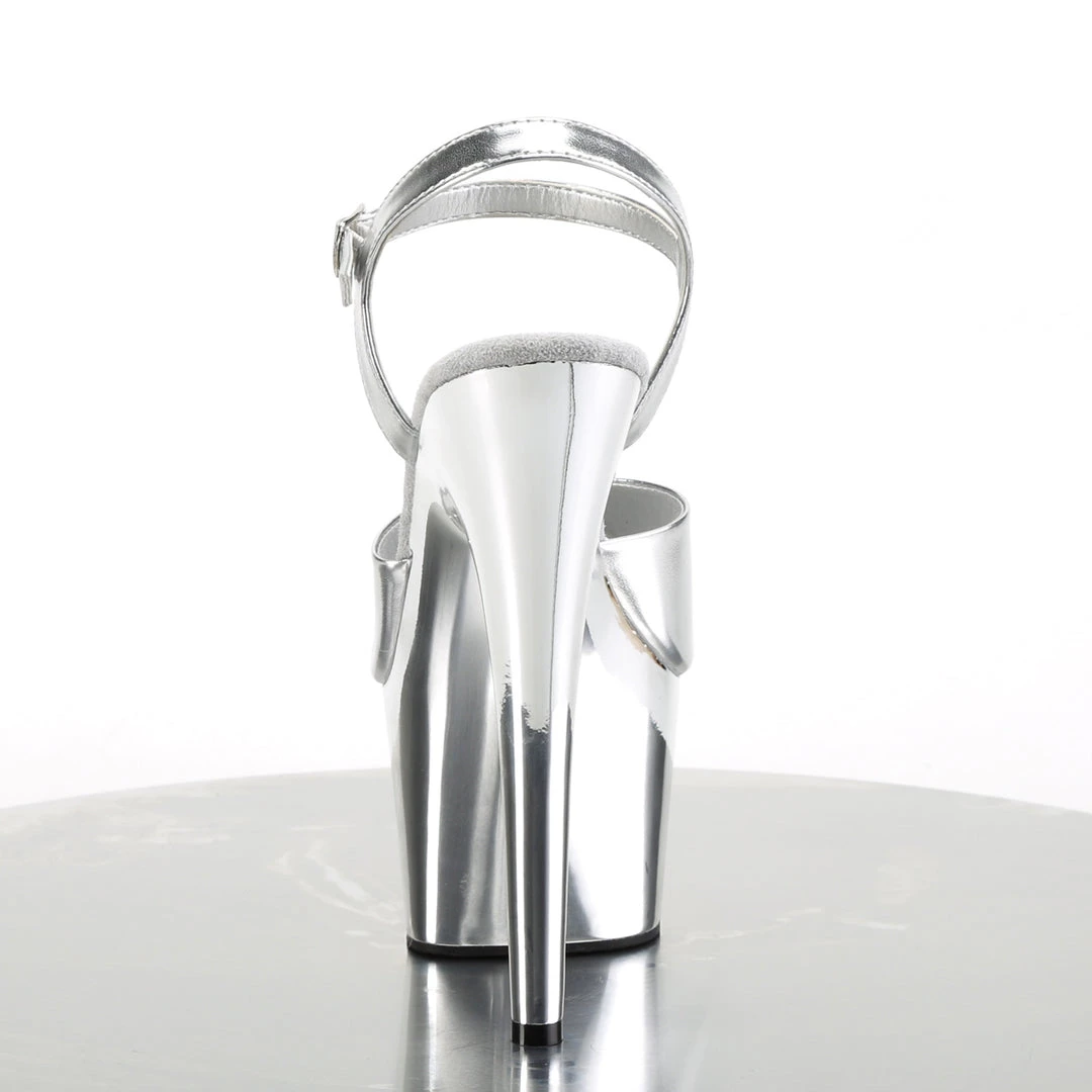 Pleaser Direct Larger Size Shoes Adore 709 Silver Vegan Platforms 4 Pleaser Direct Larger Size Shoes Adore 709 Silver Vegan Platforms