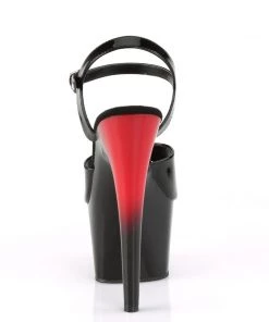 Pleaser Direct Adore 709BR Black And Red Platforms Larger Size Shoes