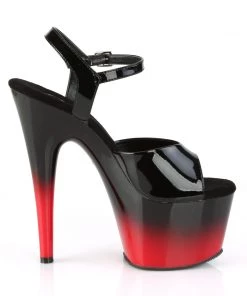 Pleaser Direct Larger Size Shoes Adore 709BR-H Black And Red Platforms 9 Pleaser Direct Larger Size Shoes Adore 709BR-H Black And Red Platforms