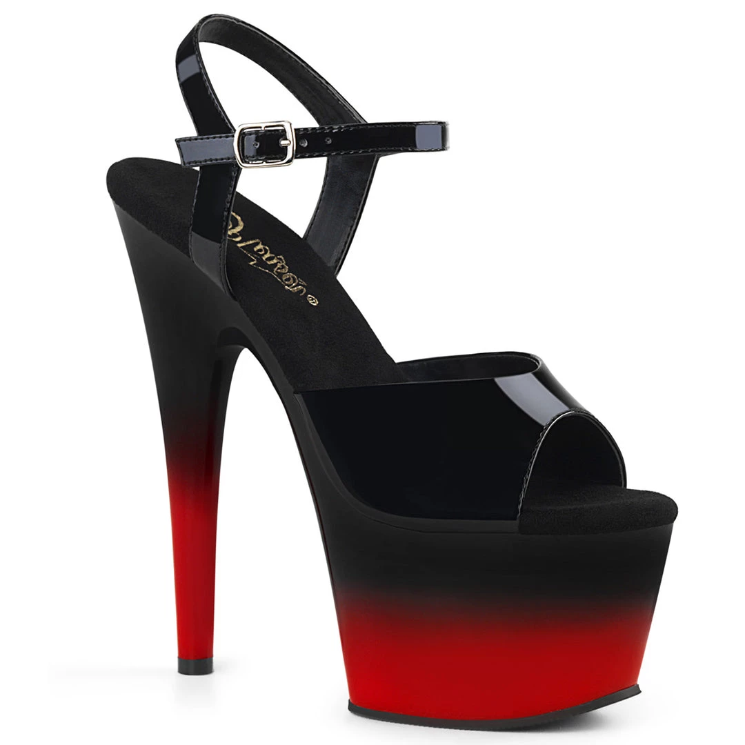 Pleaser Direct Larger Size Shoes Adore 709BR-H Black And Red Platforms 1 Pleaser Direct Larger Size Shoes Adore 709BR-H Black And Red Platforms