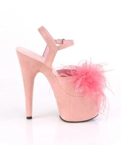 Pleaser Direct Adore 709F Pink Marabou Feather Platform Heels 9 Pleaser Direct Adore 709F Pink Marabou Feather Platform Heels
