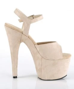 Pleaser Direct Adore 709FS Beige Faux Suede Platforms Platform Shoes 9 Pleaser Direct Adore 709FS Beige Faux Suede Platforms Platform Shoes
