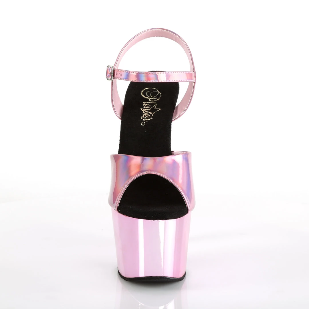 Pleaser Direct Larger Size Shoes Adore 709HGCH Pink Hologram And Chrome Platforms 2 Pleaser Direct Larger Size Shoes Adore 709HGCH Pink Hologram And Chrome Platforms