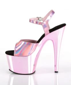 Pleaser Direct Larger Size Shoes Adore 709HGCH Pink Hologram And Chrome Platforms 7 Pleaser Direct Larger Size Shoes Adore 709HGCH Pink Hologram And Chrome Platforms
