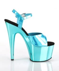 Pleaser Direct Adore 709HGCH Teal Hologram And Chrome Platforms Larger Size Shoes 9 Pleaser Direct Adore 709HGCH Teal Hologram And Chrome Platforms Larger Size Shoes