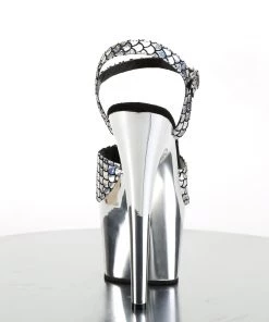 Pleaser Direct Larger Size Shoes Adore 709MSC Silver Mermaid Glitter Platform 8 Pleaser Direct Larger Size Shoes Adore 709MSC Silver Mermaid Glitter Platform