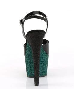 Pleaser ADORE 709OMBRE Black / Green Vegan 7